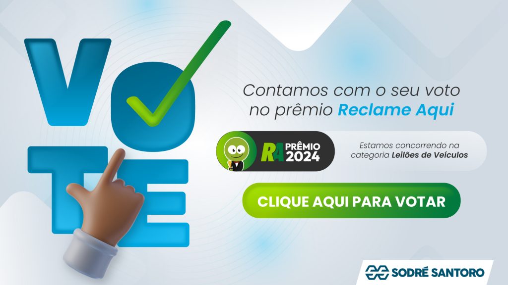 Vote na Sodré Santoro no Prêmio Reclame Aqui 2024.